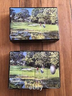 120 X Spalding Custom Golf Balls One Dozen Brand New In Box