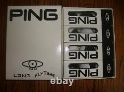 12 Ping Golf Balls Black/white New In Box