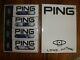 12 Ping Golf Balls Blue/white New In Box