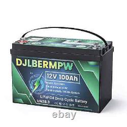 12v lithium battery, golf car, DJLBERMPW, 12v 100ah, new in box