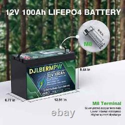 12v lithium battery, golf car, DJLBERMPW, 12v 100ah, new in box