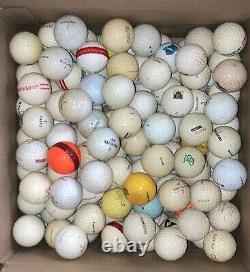 150 Vintage Golf Balls (see photos) Display Case NOT Included