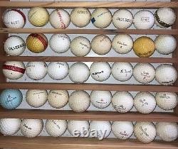 150 Vintage Golf Balls (see photos) Display Case NOT Included