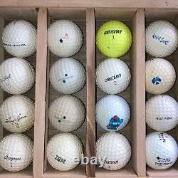 150 Vintage Golf Balls (see photos) Display Case NOT Included