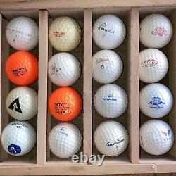 150 Vintage Golf Balls (see photos) Display Case NOT Included