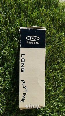 1978 VINTAGE PING EYE GOLF BALL SOLID BLACK GOLD LETTER'S original box new cond