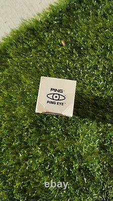 1978 VINTAGE PING EYE GOLF BALL SOLID BLACK GOLD LETTER'S original box new cond