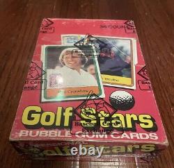 1981 Donruss GOLF WAX BOX 36 Unopened Packs BBCE SEALED WRAPPED L272