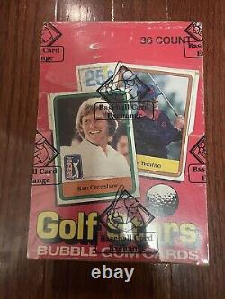 1981 Donruss GOLF WAX BOX 36 Unopened Packs BBCE SEALED WRAPPED L272
