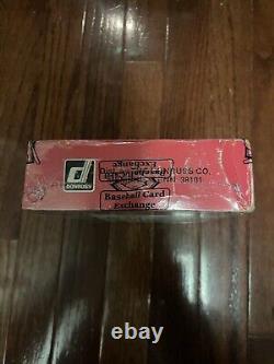 1981 Donruss GOLF WAX BOX 36 Unopened Packs BBCE SEALED WRAPPED L272