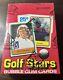 1981 Donruss Golf Stars Unopened Wax Box BBCE Authenticated Jack Nicklaus Rookie