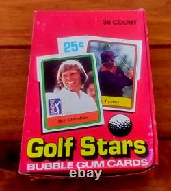 1981 Donruss Golf Unopened Wax Box (36 Packs) Possible Jack Nicklaus Rc