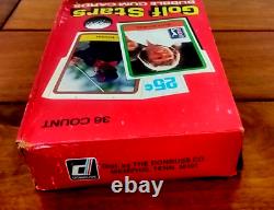 1981 Donruss Golf Unopened Wax Box (36 Packs) Possible Jack Nicklaus Rc