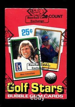 1981 Donruss Golf Unopened Wax Box BBCE Sealed