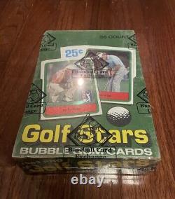 1982 Donruss Golf Stars Wax Box 36 Unopened Packs BBCE SEALED WRAPPED L267