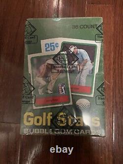 1982 Donruss Golf Stars Wax Box 36 Unopened Packs BBCE SEALED WRAPPED L267
