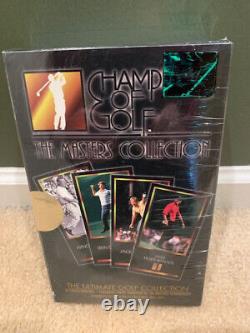 1997 CHAMPIONS OF GOLF MASTERS COLLECTION SEALED BOX TIGER WOODS Rookie card