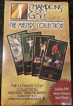 1998 Champions Of Golf The Masters Collection Sealed Box Tiger Woods Rookie