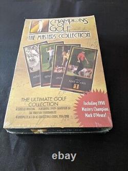 1998 GSV Champions of Golf Masters Collection Tiger Woods Rookie Card Sealed Box