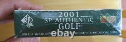 2001 Tiger Woods Upper Deck Sp Authentic Factory Sealed Golf Cards-huge Sale Now