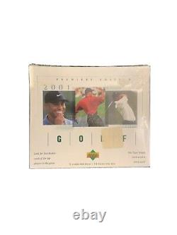 2001 UD UPPER DECK PREMIERE EDITION GOLF BRAND NEW SEALED HOBBY BOX Tiger Woods