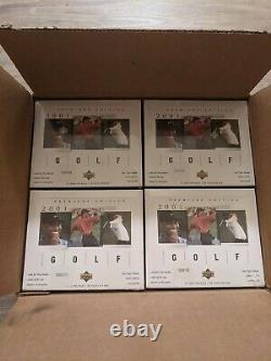 2001 UD Upper Deck Golf Premiere Edition Box NEW Factory Sealed Tiger Woods