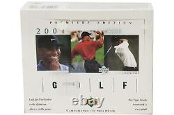 2001 Ud Upper Deck Factory Sealed Hobby Box Tiger Woods Rc Year