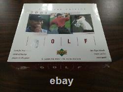 2001 Upper Deck Golf Factory Sealed Box 24 Packs Per Box 5 Cards Per Pack