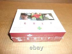 2001 Upper Deck Golf Factory Sealed Box Trading Cards 24 Packs Tiger Woods