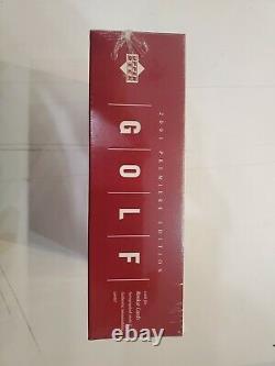 2001 Upper Deck Golf Premier Edition Box Factory Sealed Tiger Woods Red Box