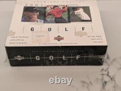 2001 Upper Deck Golf Premiere Edition Boxes Sealed Tiger Woods Insert Cards