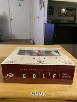2001 Upper Deck Golf Premiere Edition Hobby Sealed Tiger Woods RC Auto Rookie