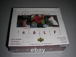 2001 Upper Deck Golf Premiere Red Box Tiger Woods Rookie Sealed