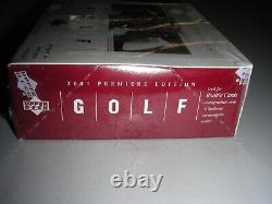 2001 Upper Deck Golf Premiere Red Box Tiger Woods Rookie Sealed
