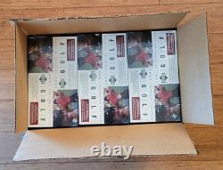 2001 Upper Deck Golf Rack Pack Box + Tiger Woods Rookie 1 21 & 51 PSA 9 MINT