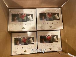 2001 Upper Deck Golf Sealed Box NEW Tiger Woods Rc Rookie Case Fresh Check pics