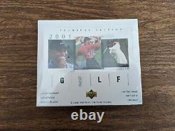 2001 Upper Deck Hobby Green Golf Box Fresh From Case Tiger Woods