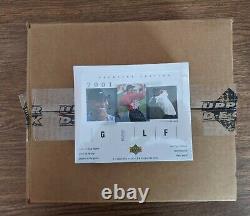 2001 Upper Deck Hobby Green Golf Box Fresh From Case Tiger Woods