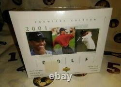 2001 Upper Deck Hobby Green Premiere Edition Golf Sealed Factory Box