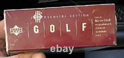 2001 Upper Deck Premiere Edition Golf Cards Factory Sealed Box Tiger Woods RC
