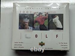 2001 Upper Deck Premiere Edition Golf FACTORY SEALED Box Tiger Woods Rookie PSBL