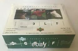 2001 Upper Deck Premiere Edition Golf Factory Sealed GREEN Hobby Box Tiger Woods