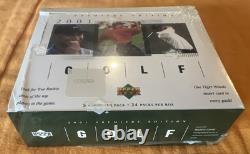 2001 Upper Deck Premiere Edition Retail Golf Box, Tiger Woods Insert/pack! LAST