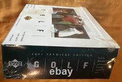 2001 Upper Deck Premiere Edition Retail Golf Box, Tiger Woods Insert/pack! LAST