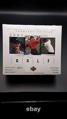 2001 Upper Deck Premium Golf Box Possible Tiger Woods Autograph card