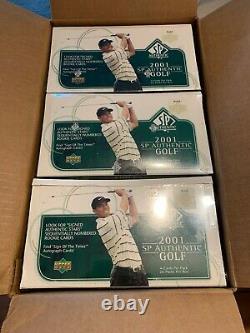 2001 Upper Deck SP Authentic Box From A Factory Sealed Case Woods Rookie