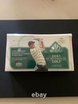 2001 Upper Deck SP Authentic Box From A Factory Sealed Case Woods Rookie
