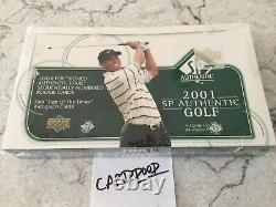 2001 Upper Deck SP Authentic Golf Factory Sealed Hobby Box