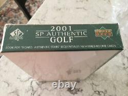 2001 Upper Deck SP Authentic Golf Factory Sealed Hobby Box