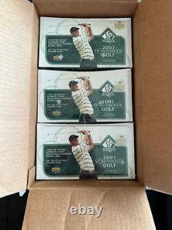 2001 Upper Deck SP Authentic Golf Hobby Box Sealed, Tiger Woods RC